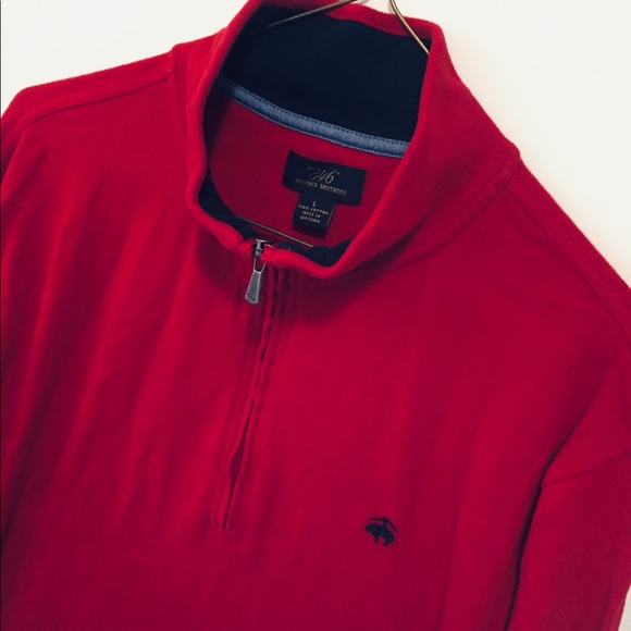 Brooks Brothers Other - Brooks Brothers Quarter Zip Pullover Sweater - Lrg
